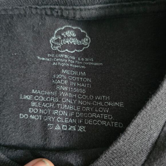 THE SIMPSONS Bartman Tee, M – 2013 Graphic Cartoon Core Grunge Fade Street Style - Picture 6 of 7